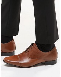 Asos Oxford Shoes In Leather