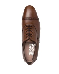 Salvatore Ferragamo Riley Leather Oxford Shoes