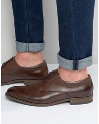 Aldo Unilidia Oxford Shoes In Brown Leather