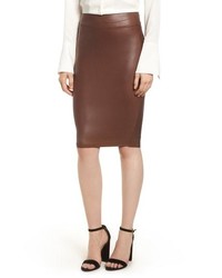 Spanx Faux Leather Pencil Skirt