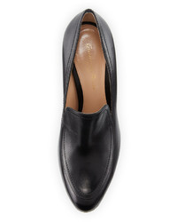 Gianvito Rossi Platform Leather Loafer Pump