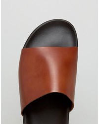 Aldo Afivia Leather Mule Slider Sandals