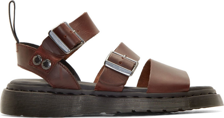 doc marten brown sandals