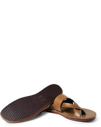 Dan Ward Rubber Soled Leather Sandals