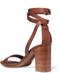 Vince Farley Leather Sandals Tan