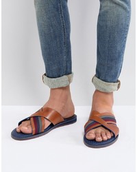 Ted Baker Farrull Sandals In Brown Leather