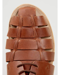 Hudson Shoes Hudson Kannur Tan Leather Sandals
