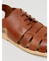 Hudson Shoes Hudson Kannur Tan Leather Sandals