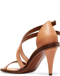 Chloé Leather Sandals Tan