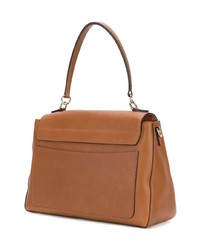 Chloé Brown Faye Leather Shoulder Bag