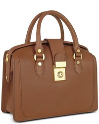 L.a.p.a. Brown Italian Leather Doctor Bag