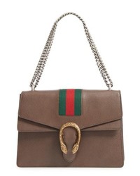 Gucci Dionysus Web Stripe Leather Shoulder Bag