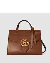 Gucci Gg Marmont Leather Top Handle