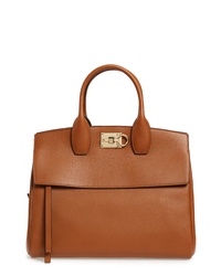 Salvatore Ferragamo Medium The Calfskin Leather Bag