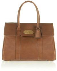 Mulberry The Bayswater Textured Leather Bag Brown