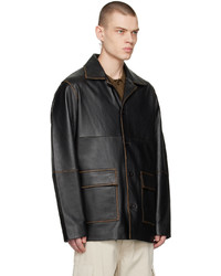 Black James Leather Jacket