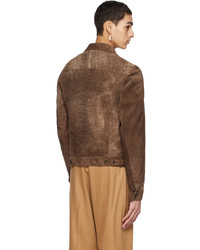 Marni Brown Buttoned Jacket