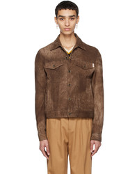 Marni Brown Buttoned Jacket