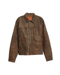 RRL Dawson Buffalo Leather Jacket