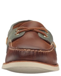 Sperry Gold Ao 2 Eye Catskill Moccasin Shoes
