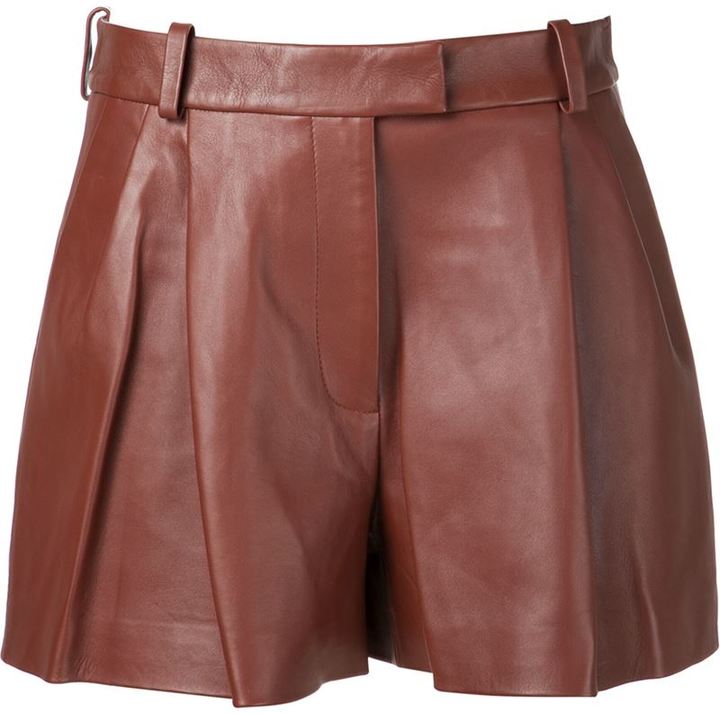 Phillip lim leather shorts women