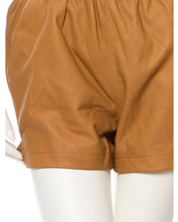 Alexander Wang T By Leather Shorts