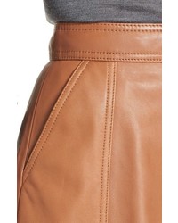 BOSS Sepai A Line Leather Skirt