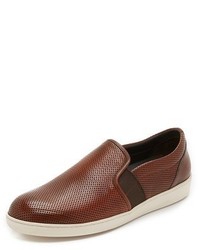 To Boot New York Atlantic Perforated Leather Slip On Sneakers