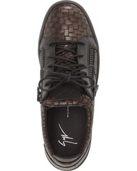 Giuseppe Zanotti Embossed Leather Sneaker