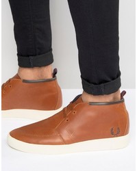 Fred Perry Shields Mid Leather Sneakers