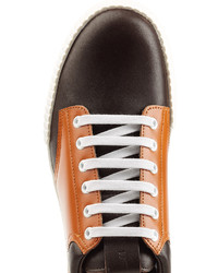 Marni Two Tone Leather Sneakers