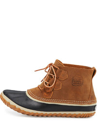 Sorel Out N Abouttm Leather Bootie Tan
