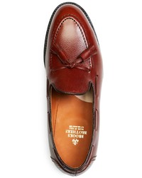Brooks Brothers Textured Tassel Loafers