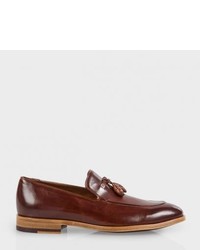 Paul Smith Chestnut Leather Conway Tasseled Loafers