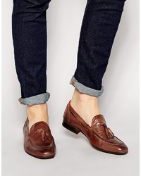 Hudson London Pierre Leather Loafers