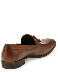Kenneth Cole Thumb War Tasseled Loafer Brown
