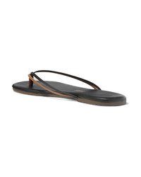TKEES Duos Two Tone Leather Flip Flops