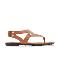 Tod's Leather Slingback Sandals