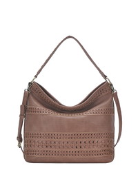 ANTIK KRAFT Braided Faux Leather Hobo Bag