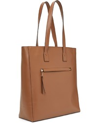 Paul Smith Brown Painted Stripe Tote Bag