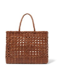 Dragon Diffusion Cannage Big Woven Leather Tote