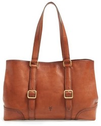 Frye Claude Leather Tote Red