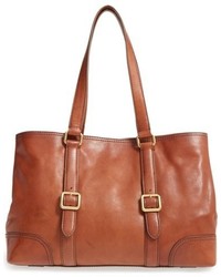 Frye Claude Leather Tote Red