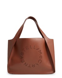 Stella McCartney Medium Perforated Logo Faux Leather Tote