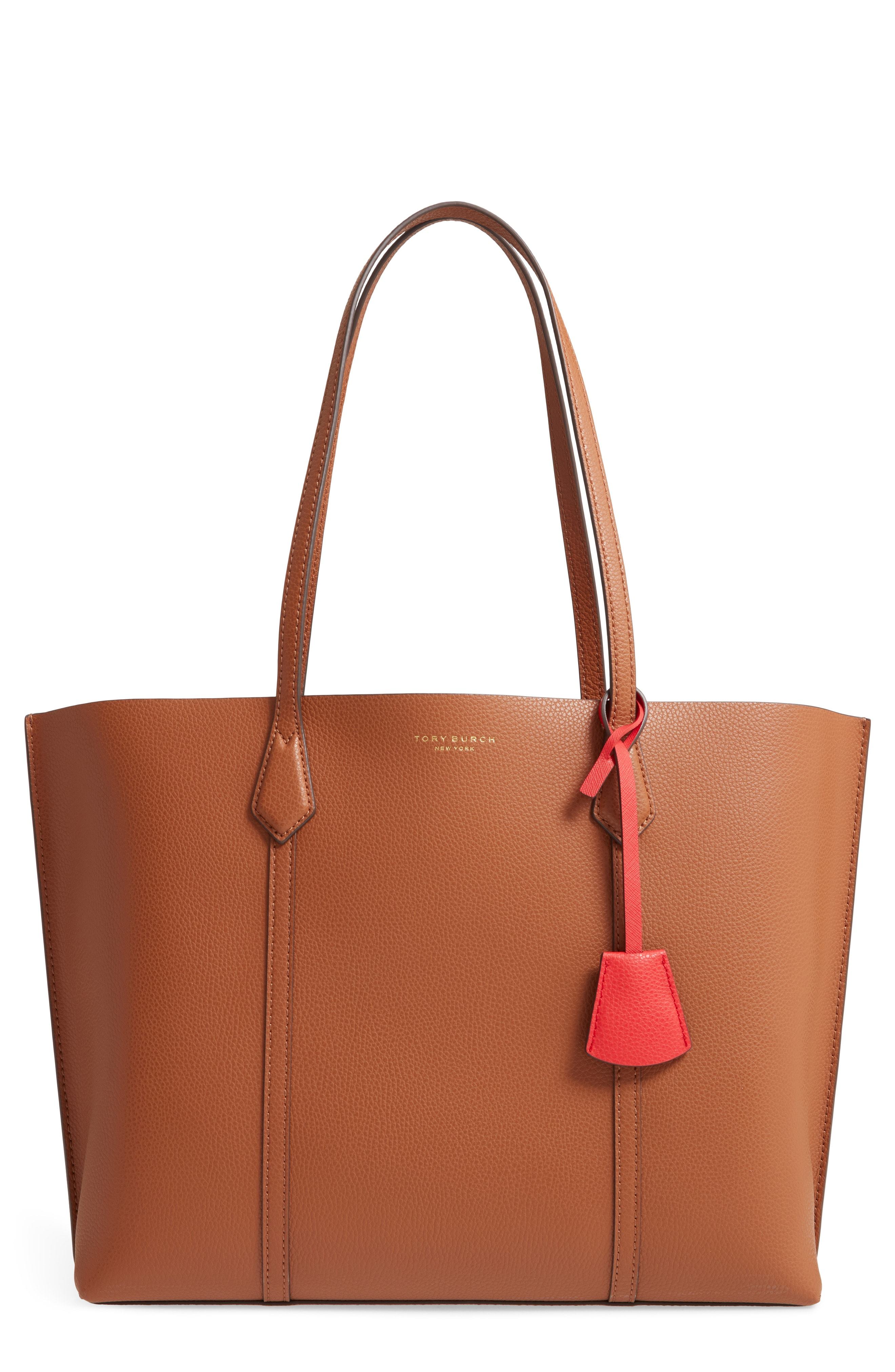 Tory Burch Perry Leather 13 Inch Laptop Tote, $348 | Nordstrom | Lookastic