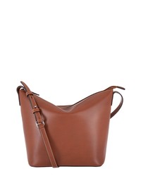 LODIS Los Angeles Rfid Leather Crossbody Bucket Bag