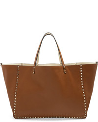 Valentino Rockstud Reversible Leather Tote