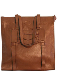 Sharo Genuine Leather Bags Deleite By Sharo Tote Bag Brown Shoulder Bags