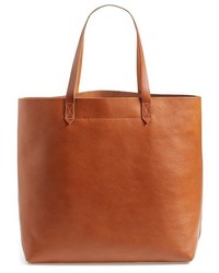 Madewell The Transport Leather Tote Brown