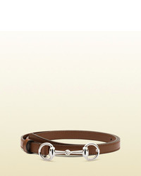 Brown Leather Waist Belt